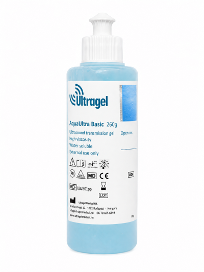 Gel ecografic AquaUltra BASIC 260 g – push-pull | Ultragel Medical