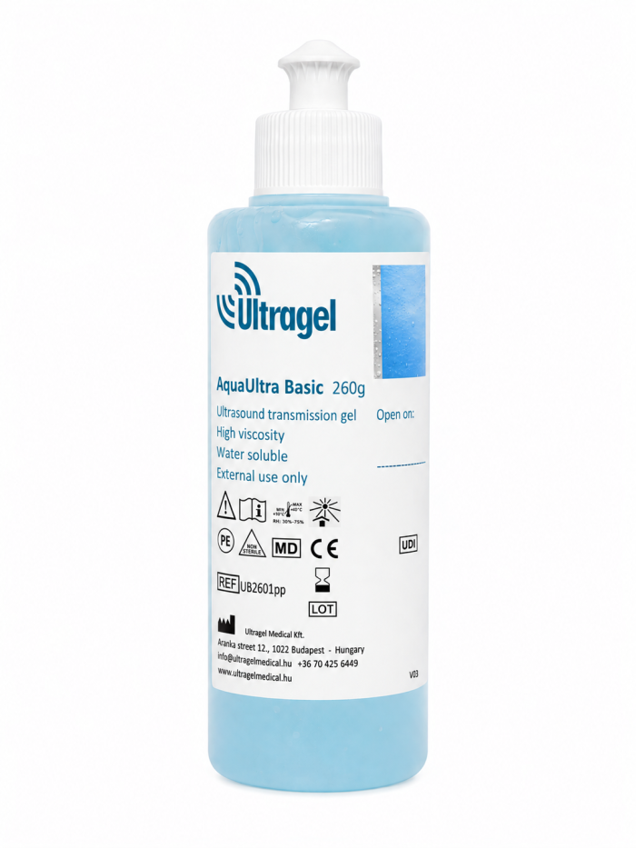Gel ecografic AquaUltra BASIC 260 g – push-pull | Ultragel Medical