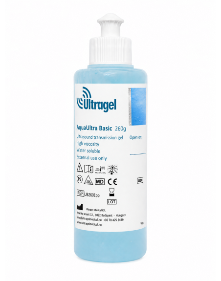 Gel ecografic AquaUltra BASIC 260 g – push-pull | Ultragel Medical