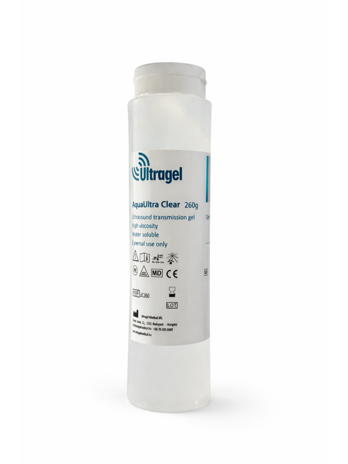 Gel ecografic AquaUltra CLEAR 260 g | Ultragel Medical