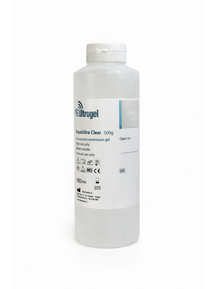 Gel ecografic AquaUltra CLEAR 500 g | Ultragel Medical