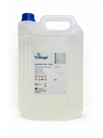 Gel ecografic AquaUltra CLEAR 5 kg – canistră | Ultragel Medical