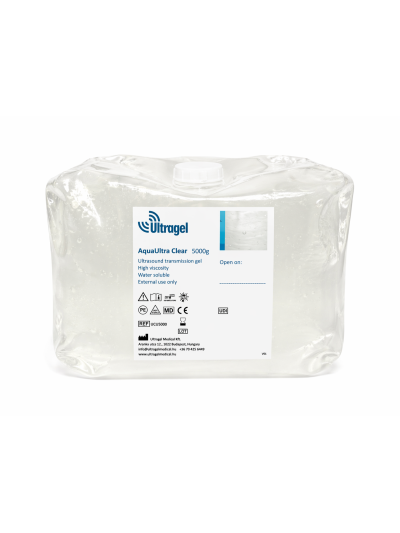 Gel ecografic AquaUltra CLEAR 5 kg – Qubi | Ultragel Medical